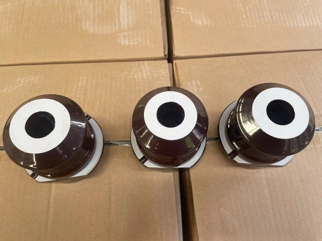 Kahverengi Sırlı DT1-630 Trafo Porselen Burç izolatörü Oem Mevcuttur