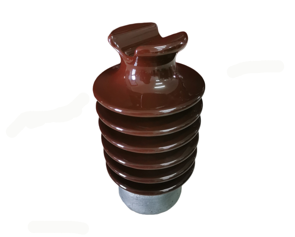 Parlak Kahverengi Sırlı OEM 22kV Porselen Hat Sonrası İzolatörü