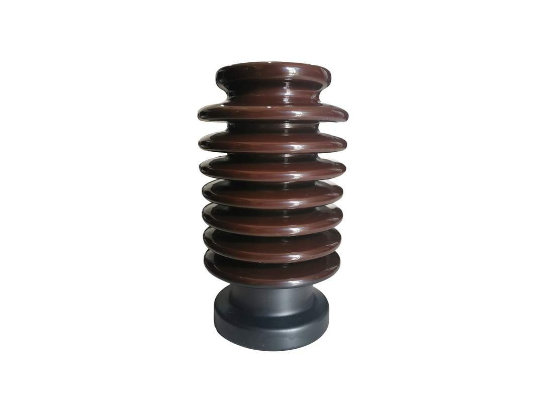 Yarı İletken Yükseklik 210mm IEC 60168 Porselen Dik İzolatörler