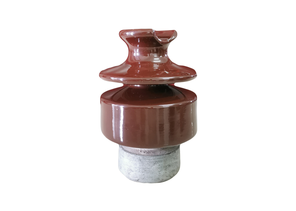 Kahverengi Renk 24kV ANSI 56-2 Pin Tipi Porselen İzolatör