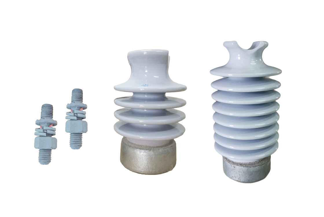 F Boyun ANSI 57-1 12.5kN Porselen C-120 Hat Post İzolatörleri