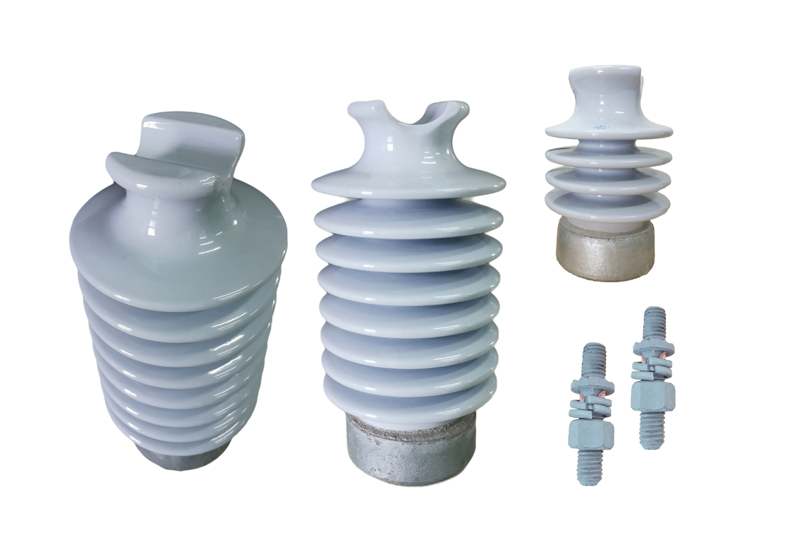 F Boyun ANSI 57-1 12.5kN Porselen C-120 Hat Post İzolatörleri