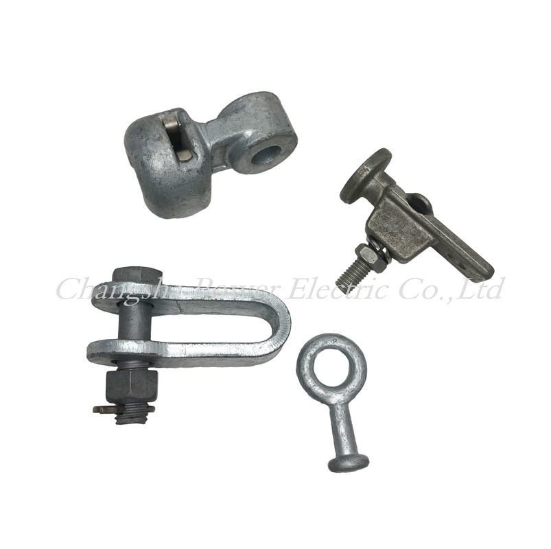 Porselen Süspansiyon İzolatörü İçin ANSI Standart 40kn Metal Bağlantı Parçaları