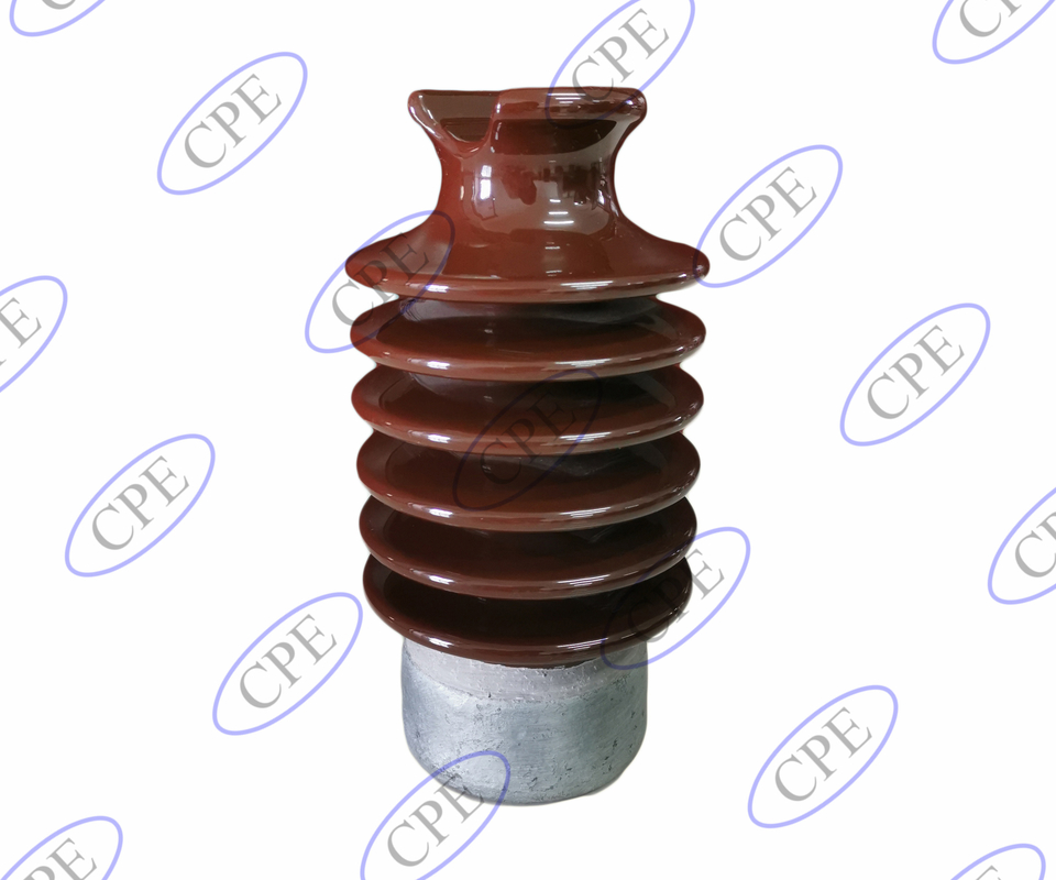 F Boyun ANSI 57-2 305mm Yükseklik Porselen Elektrik İzolatörleri