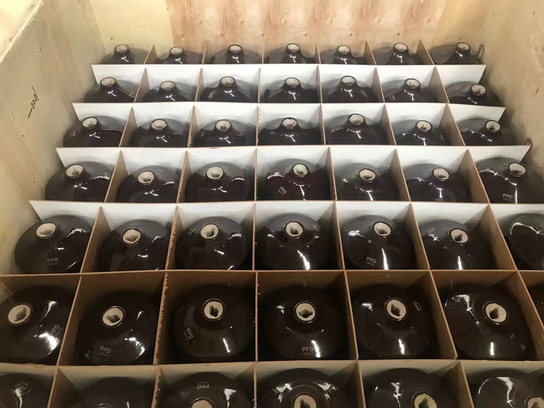 DIN42531 Porselen C-110 Güç Trafosu Burç Kahverengi Sırlı OEM