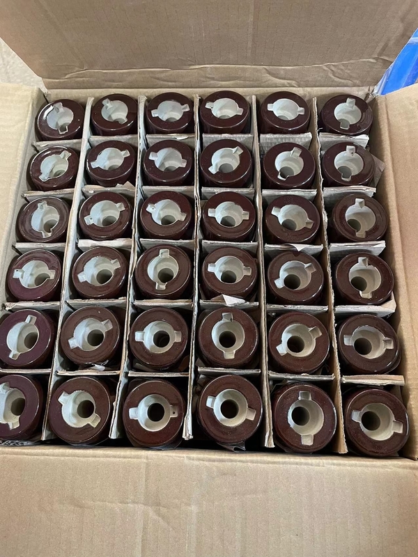 1kV 200A Porselen OEM Çekme Kurşun Trafo Burç Kahverengi Sırlı