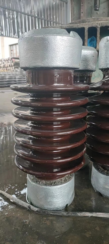 ANSI Brown Glaze Station Post Porselen İzolatör TR-208 8.9kN