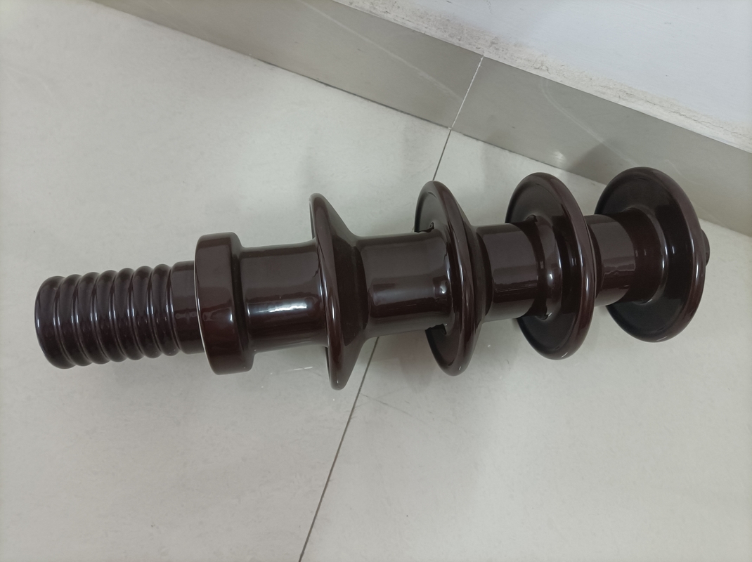 DIN 30NF250 Trafo Porselen Burç Kahverengi Sırlı 485MM Yükseklik